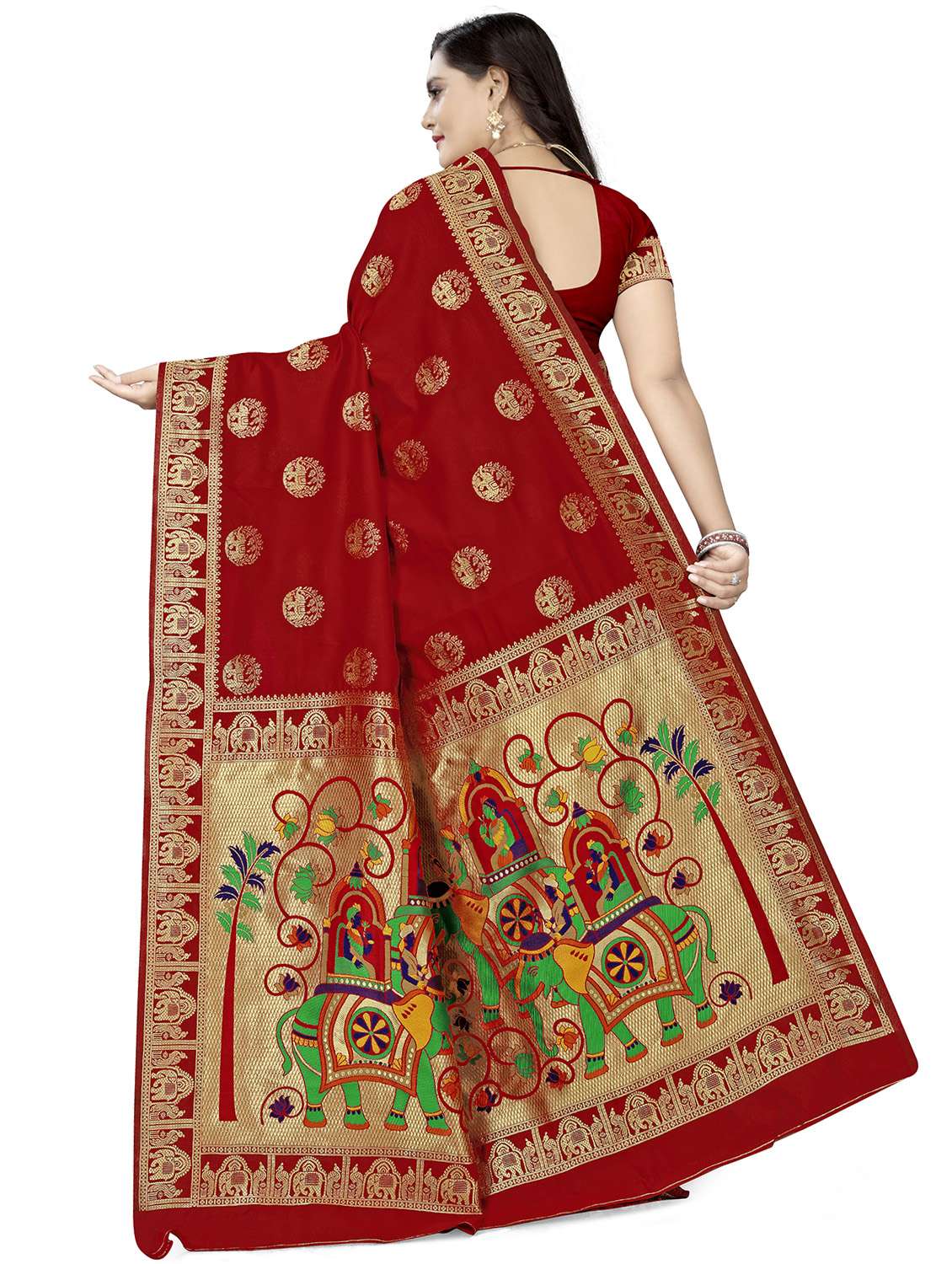 women's banarasi saree - 17690710 -  Standard Image - 1
