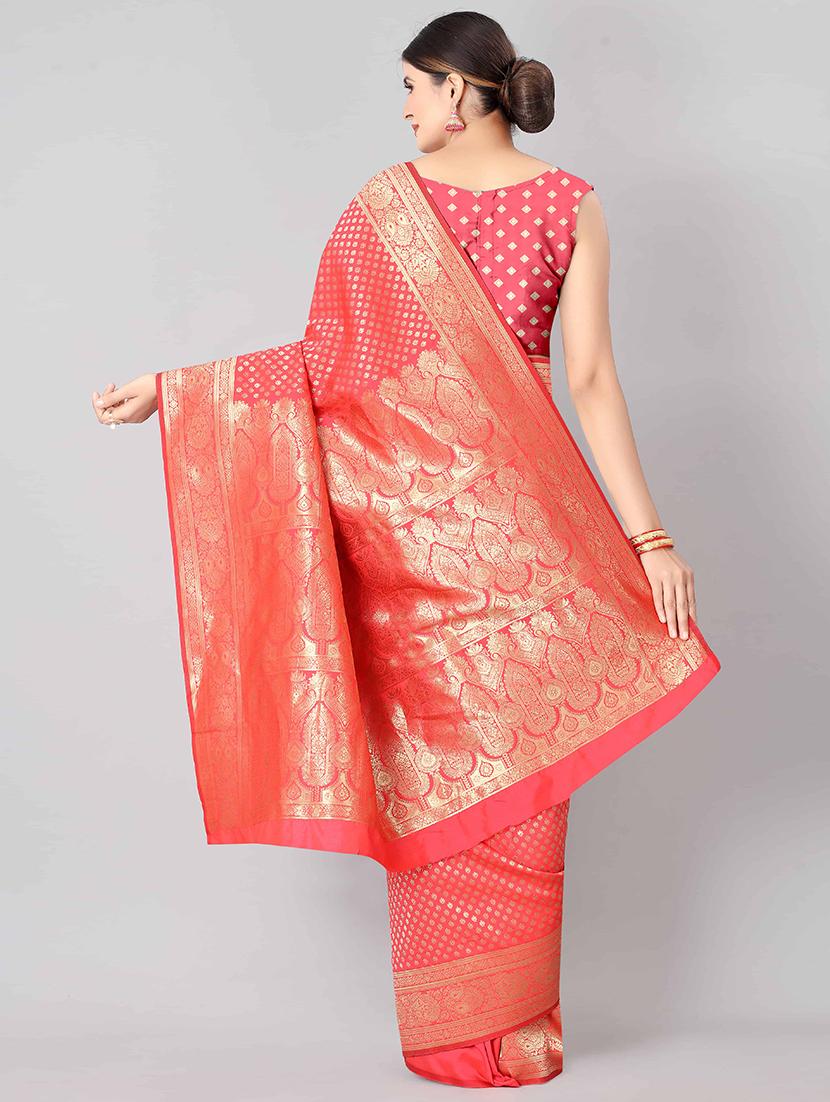 jacquard banarasi saree - 17690793 - Standard Image - 1