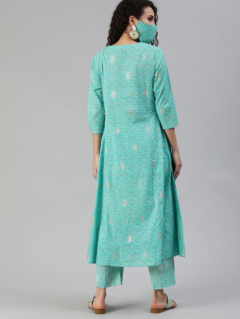 printed kurta pant set - 17691050 - Standard Image - 1