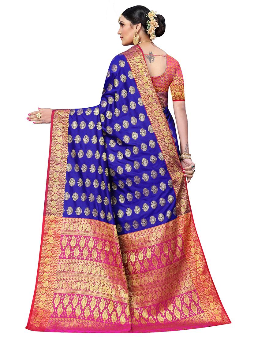 jacquard kanjivaram saree - 17691818 - Standard Image - 1