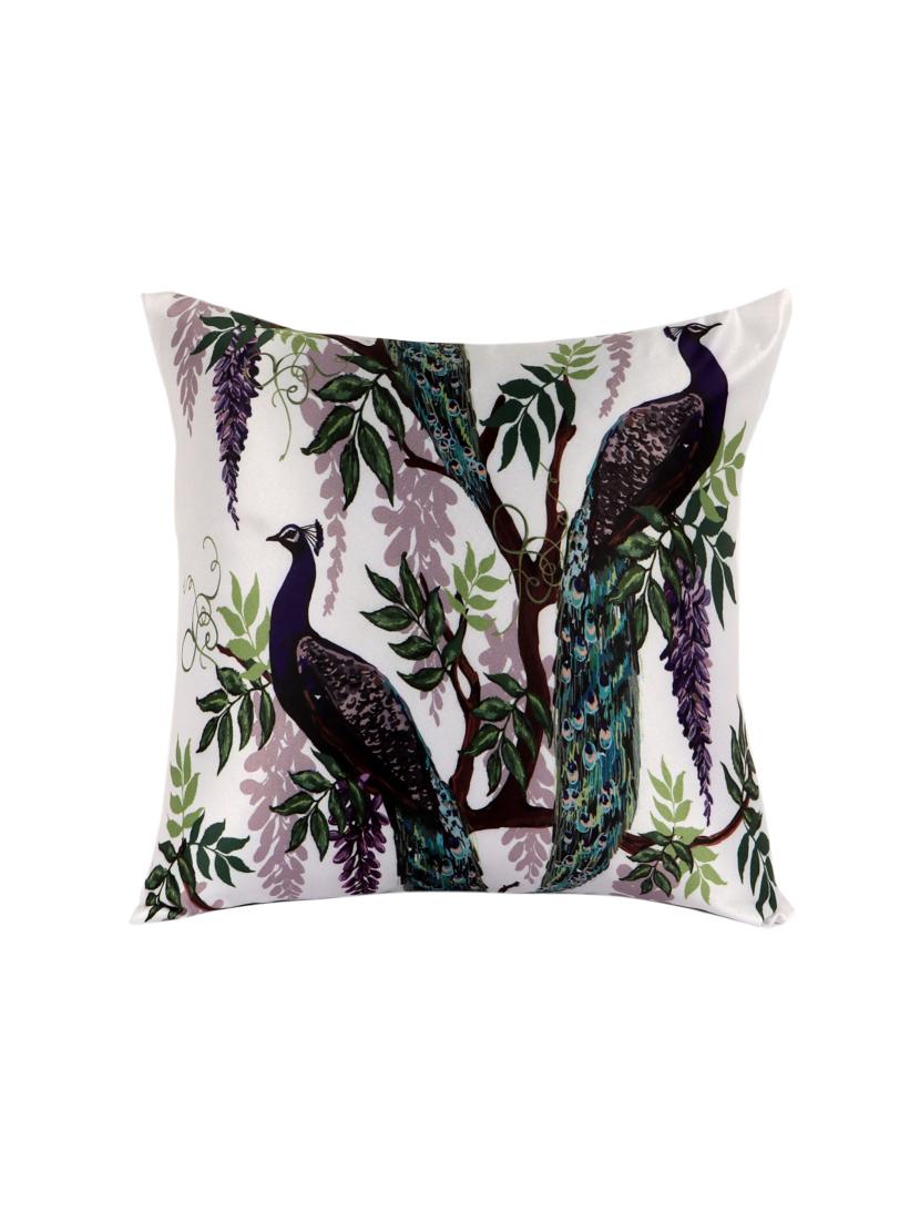 ambbi collections digital printed cushion cover  16 x 16 inches in satin, set of 1 - 17692871 -  Standard Image - 1