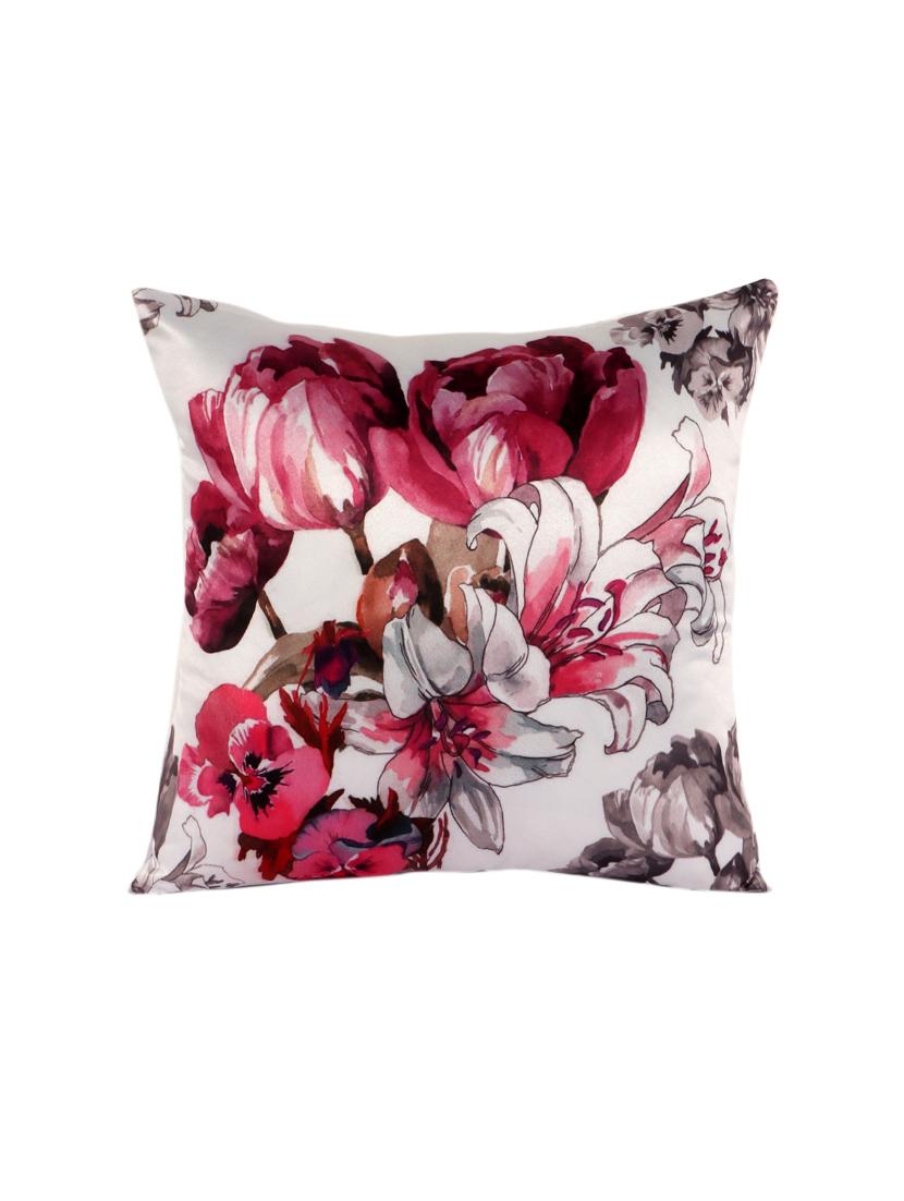 ambbi collections digital printed cushion cover 16 x 16 inches in satin, set of 1 - 17692873 - Standard Image - 1
