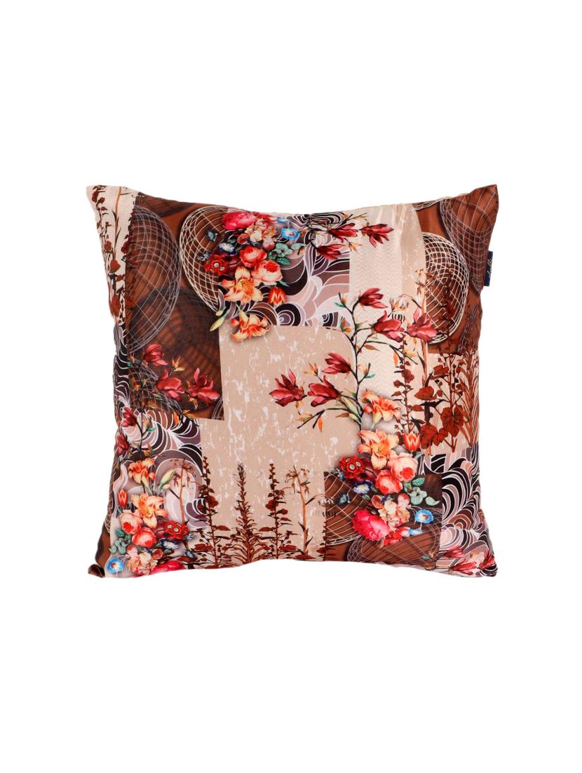 ambbi collections digital printed cushion cover 16 x 16 inches in satin, set of 1 - 17692889 - Standard Image - 1