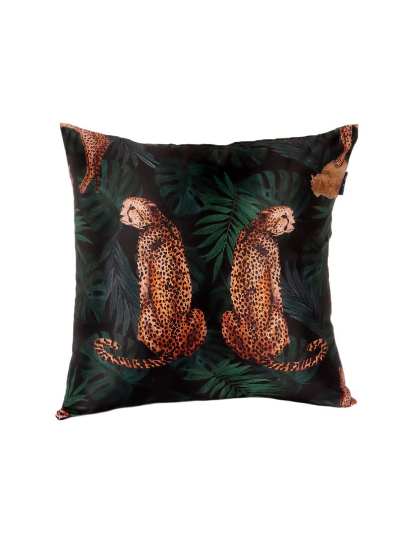 ambbi collections digital printed cushion cover  16 x 16 inches in satin, set of 1 - 17692894 -  Standard Image - 1