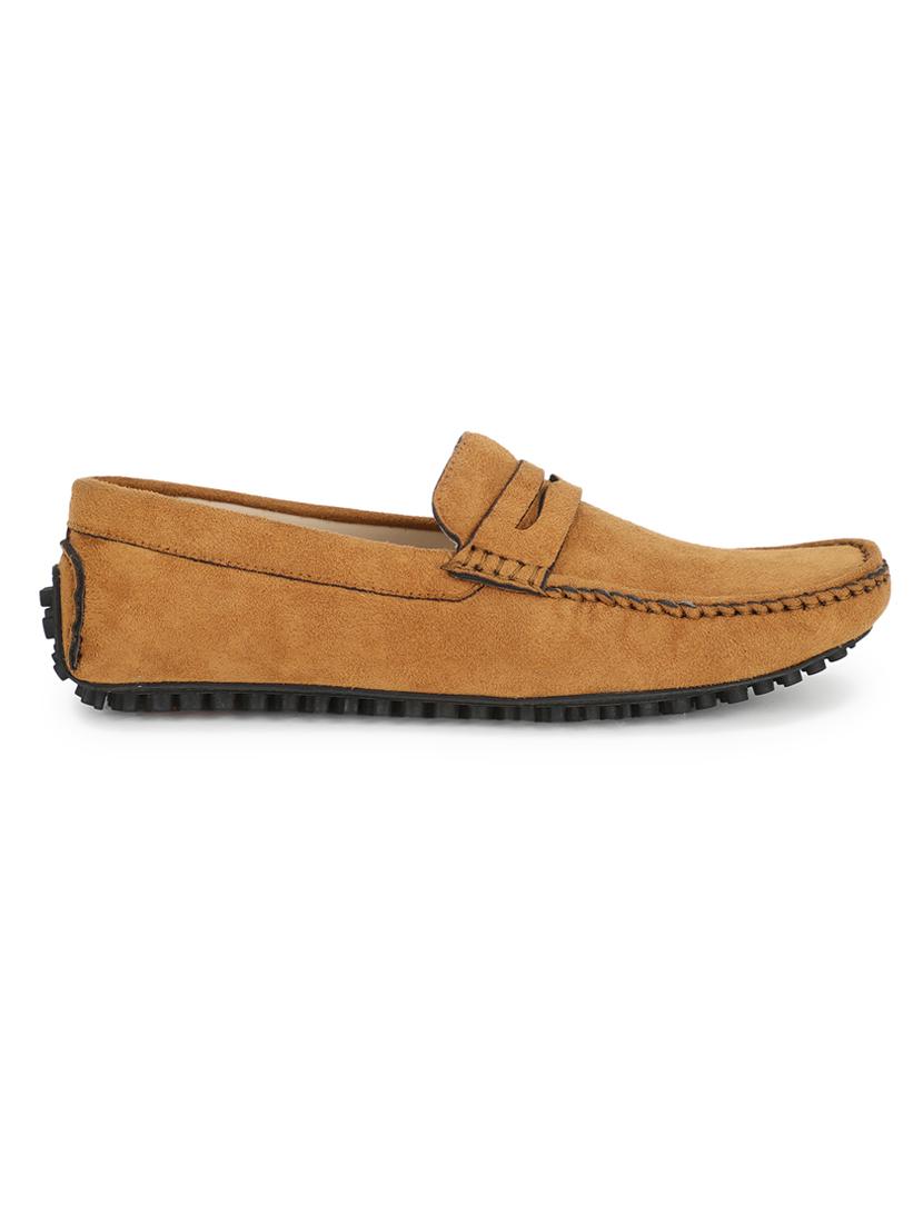 tan suede slip on loafers - 17693884 - Standard Image - 1