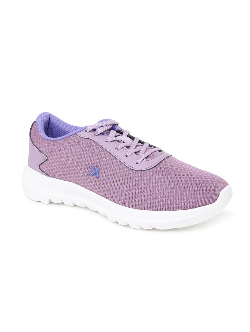 pink mesh laceup casual shoes