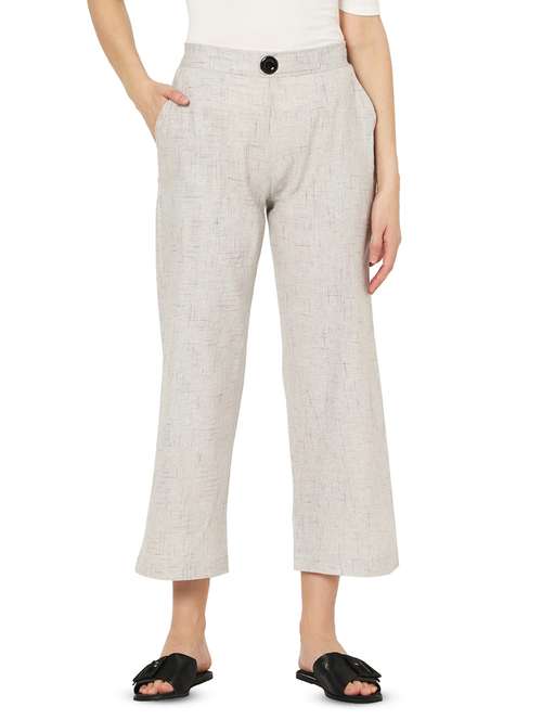 high rise cropped trousers - 17694789 -  Standard Image - 0