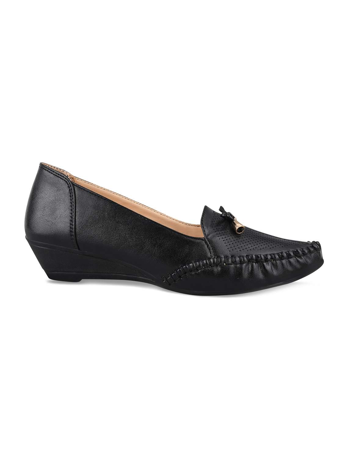 black slip on  formal shoe - 17694862 -  Standard Image - 1
