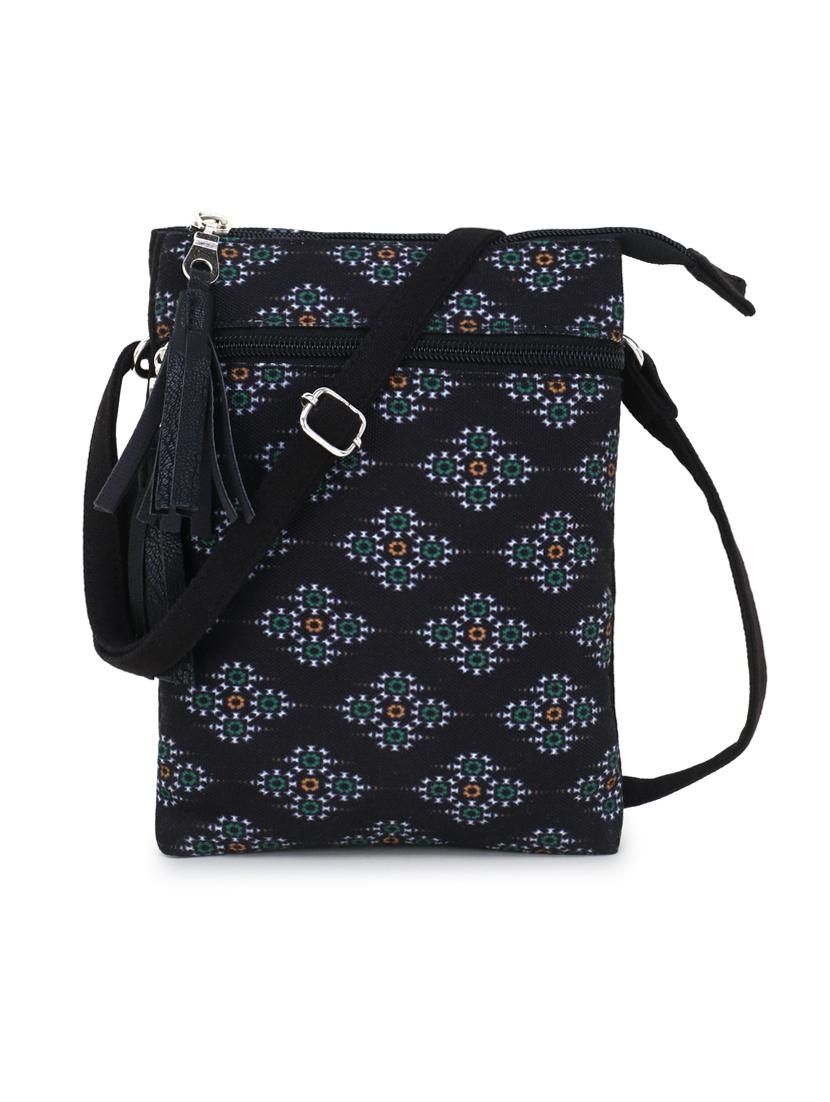 black canvas sling bag - 17695048 -  Zoom Image - 0