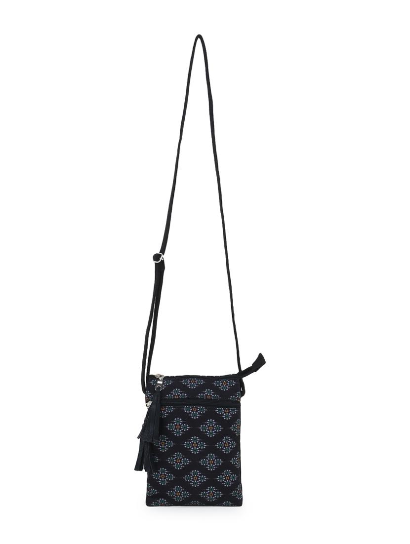 black canvas sling bag - 17695048 - Standard Image - 4
