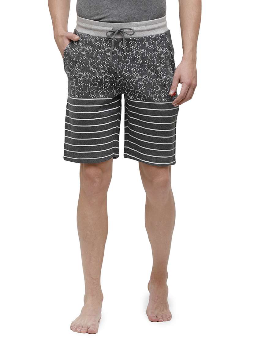 grey all over printed  short