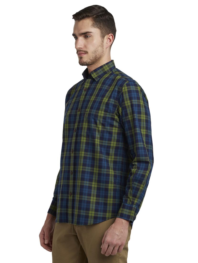 green checkered casual shirt - 17696027 -  Standard Image - 1
