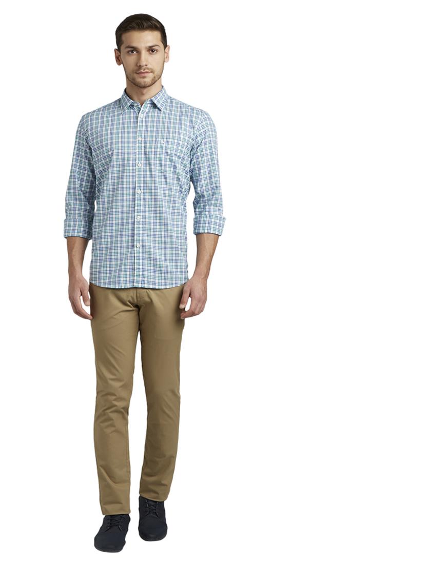 multi colored checkered casual shirt - 17696418 - Standard Image - 4