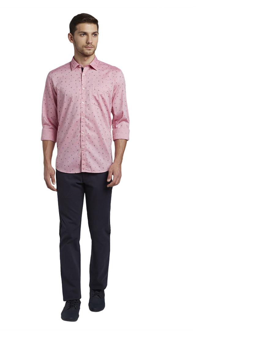 red printed casual shirt - 17696425 - Standard Image - 4