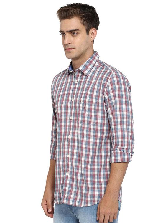 multi colored checkered casual shirt - 17696450 - Standard Image - 1
