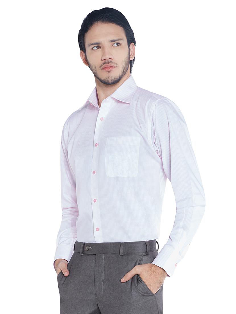 pink solid formal shirt  - 17696859 -  Standard Image - 1