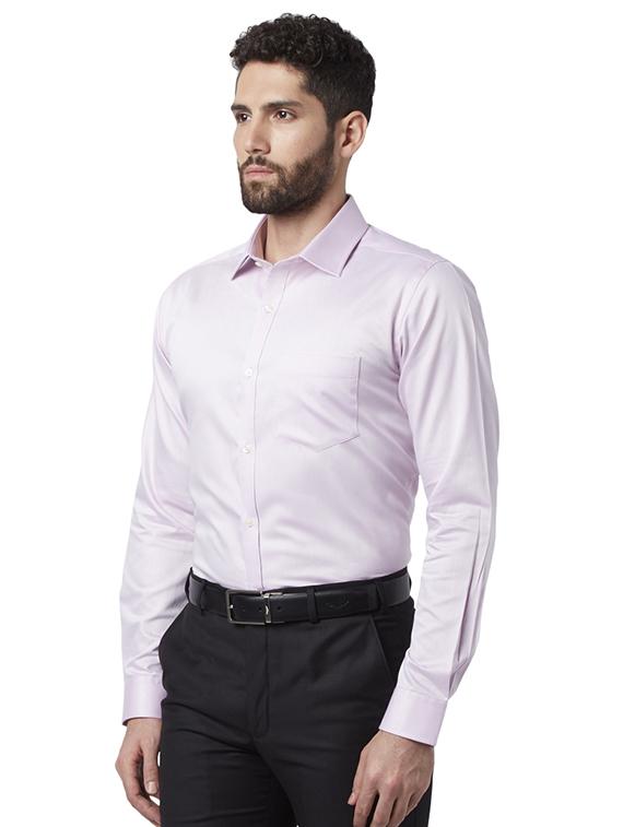 purple solid formal shirt - 17697044 - Standard Image - 1