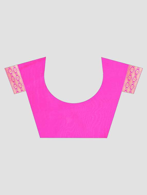 women's self design pink colored saree - 17707334 -  Standard Image - 4