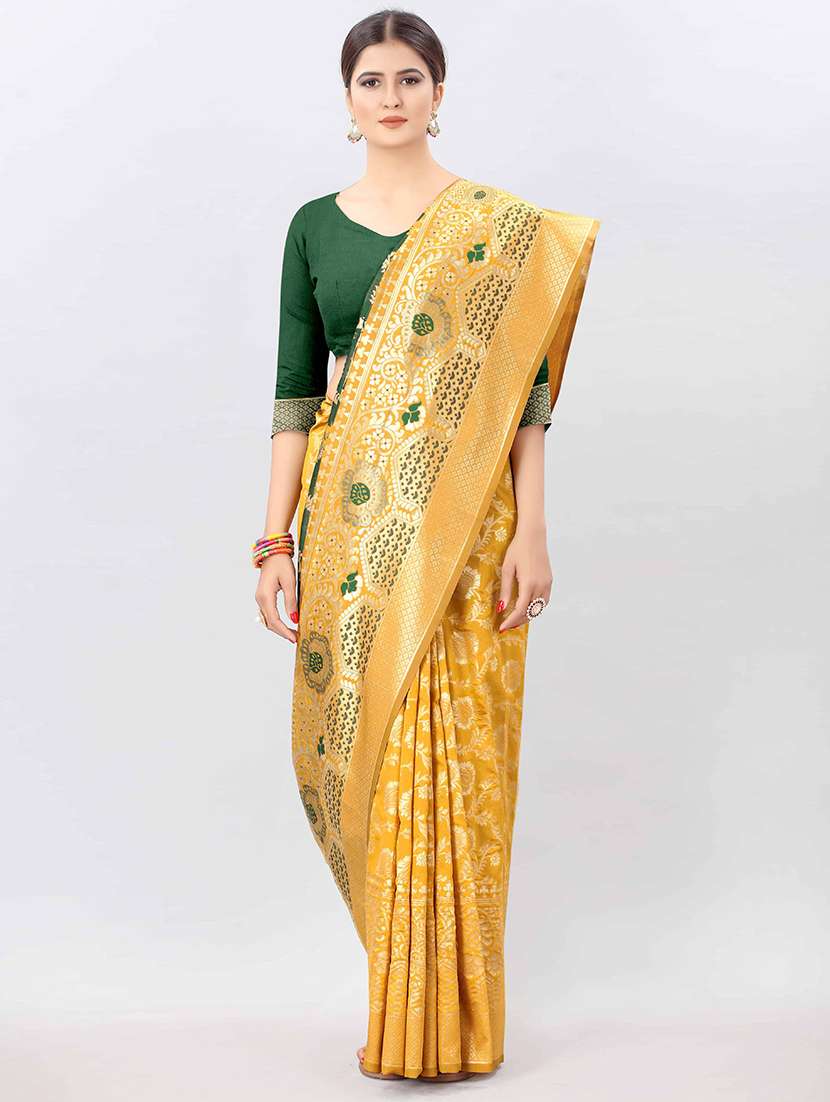 women's banarasi saree with blouse