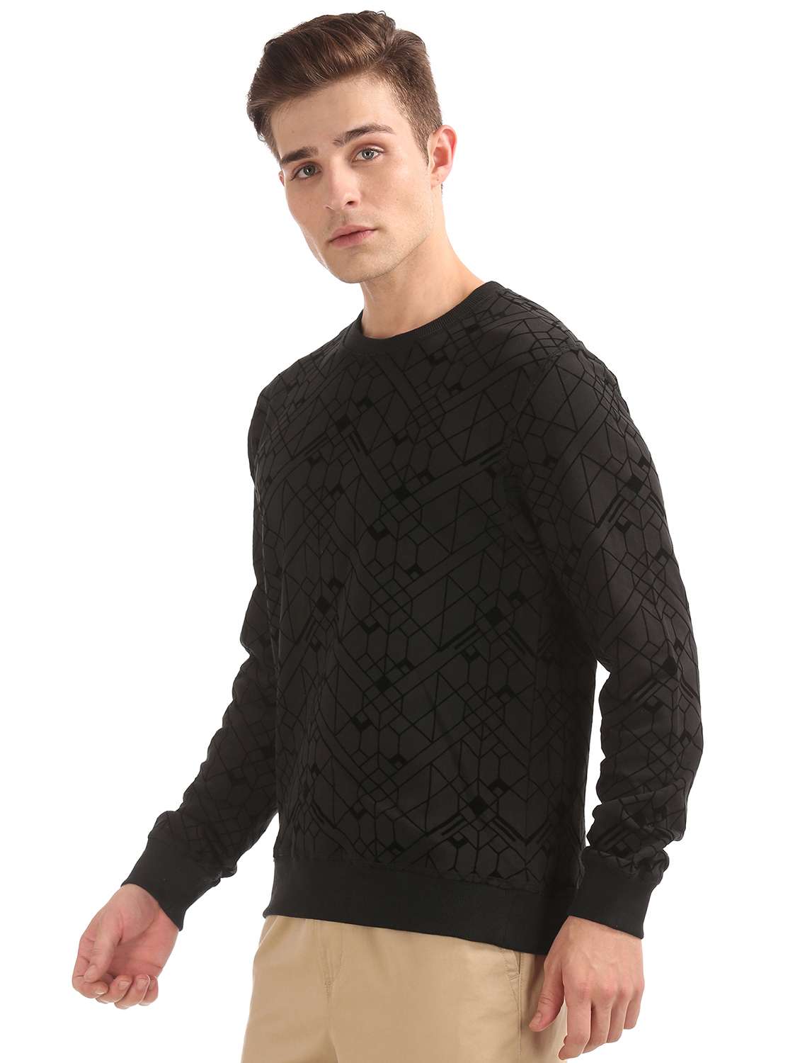 grey printed sweatshirt - 17708854 -  Standard Image - 1