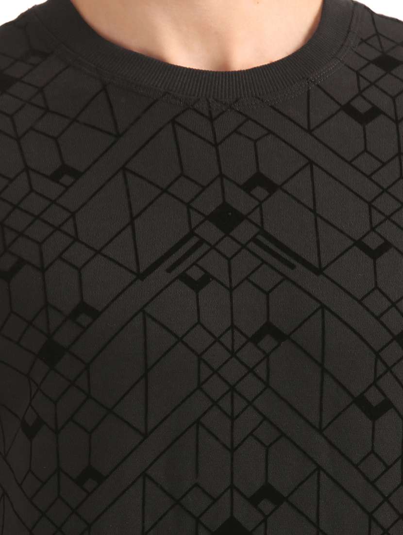 grey printed sweatshirt - 17708854 -  Standard Image - 4