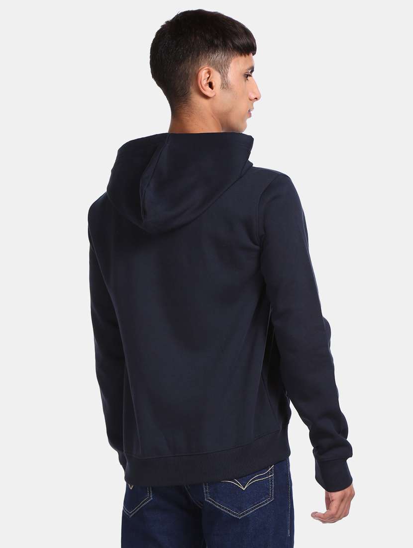 navy blue printed sweatshirt - 17708901 -  Standard Image - 1