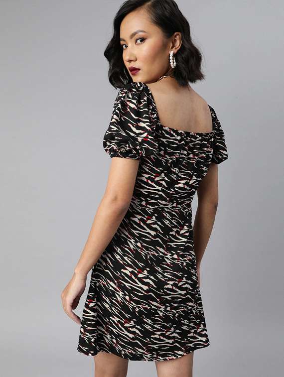 women's bodycon animal print dress - 17710074 -  Standard Image - 1