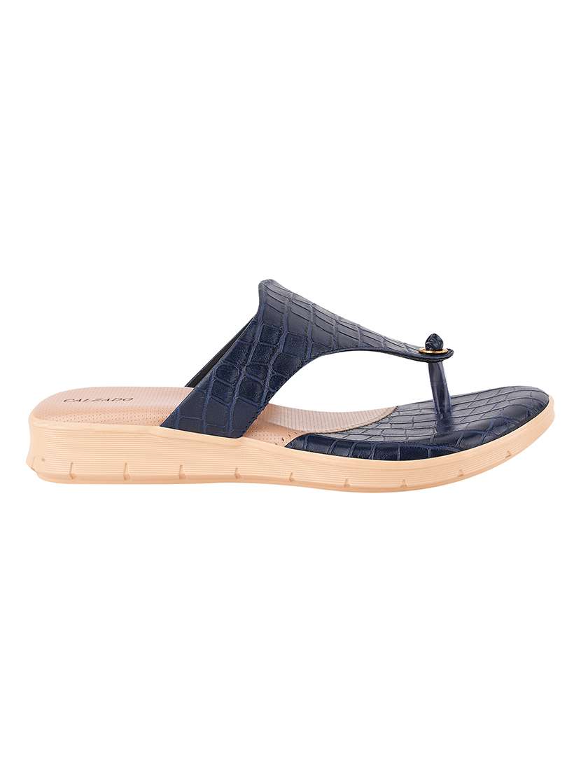navy blue toe separator sandal - 17710332 -  Standard Image - 1