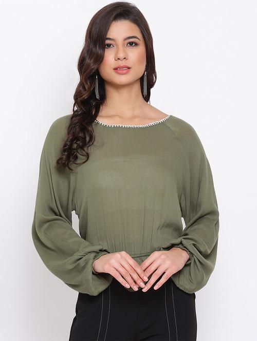 women's straight boat neck top - 17715114 -  Standard Image - 0
