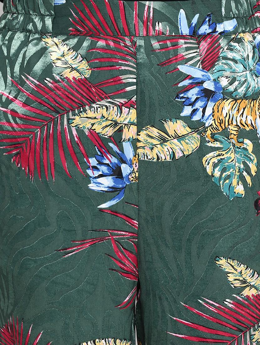 high rise tropical flat front trouser - 17715230 - Standard Image - 4