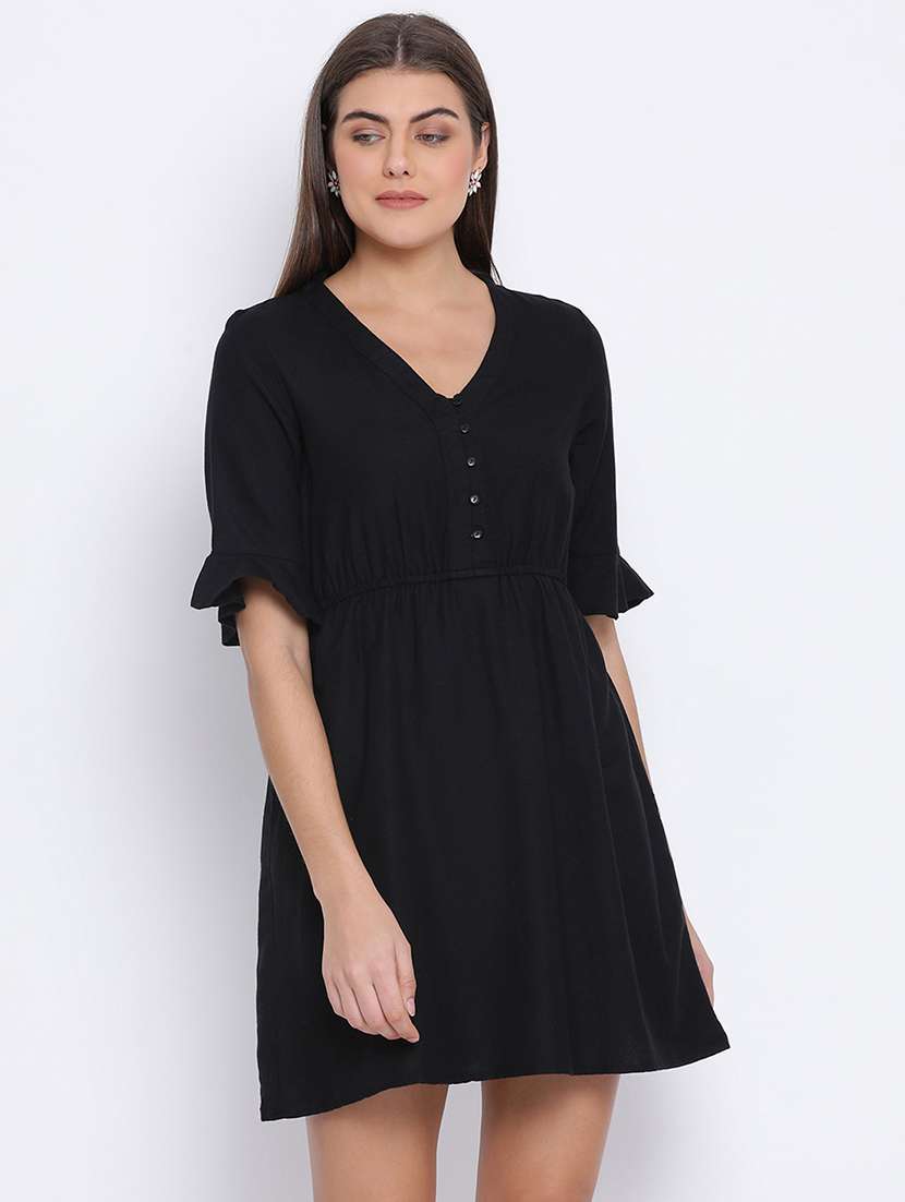 women's  solid dress
