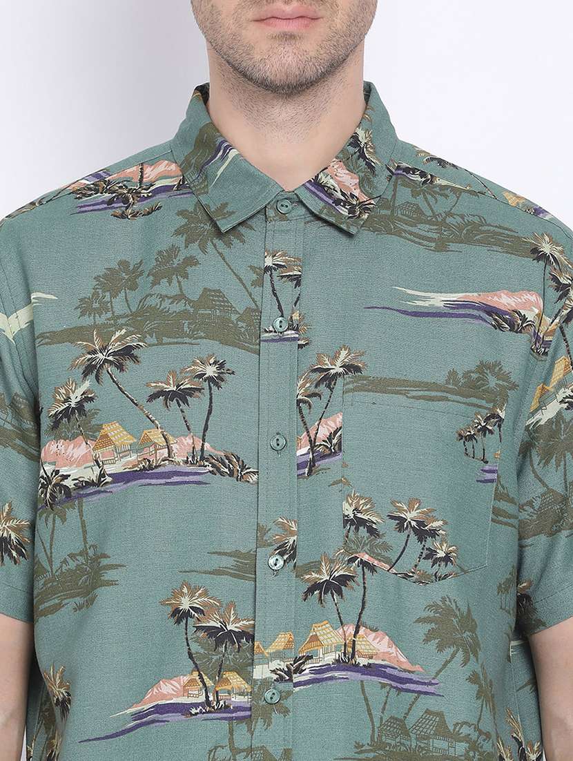 mens tropical casual shirt - 17715496 -  Standard Image - 4