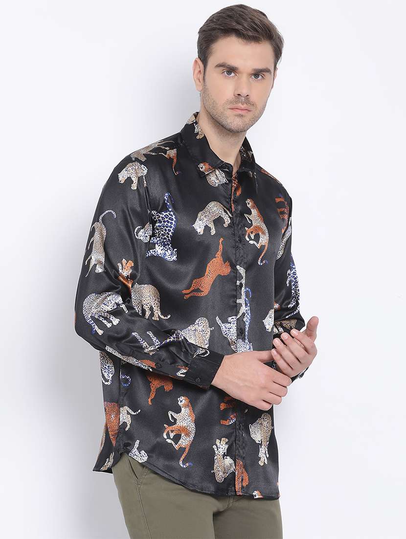 mens animal print casual shirt - 17715531 -  Standard Image - 1