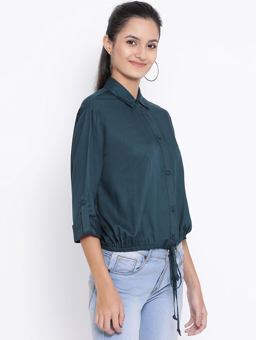 drawstring waist blouson shirt  - 17715605 -  Standard Image - 1