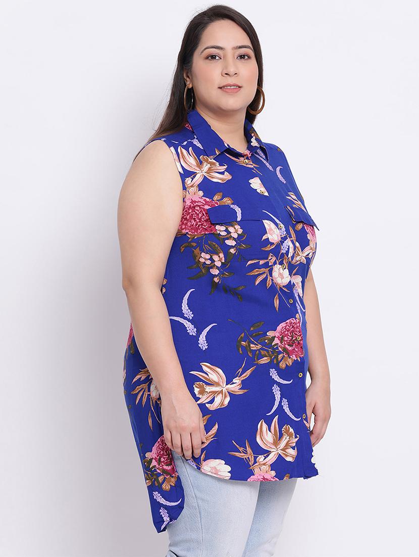 sleeveless plus shirt - 17715701 - Standard Image - 1
