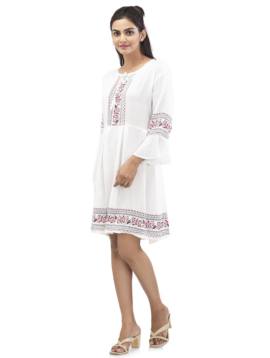 floral fit & flare dress - 17715812 -  Standard Image - 1