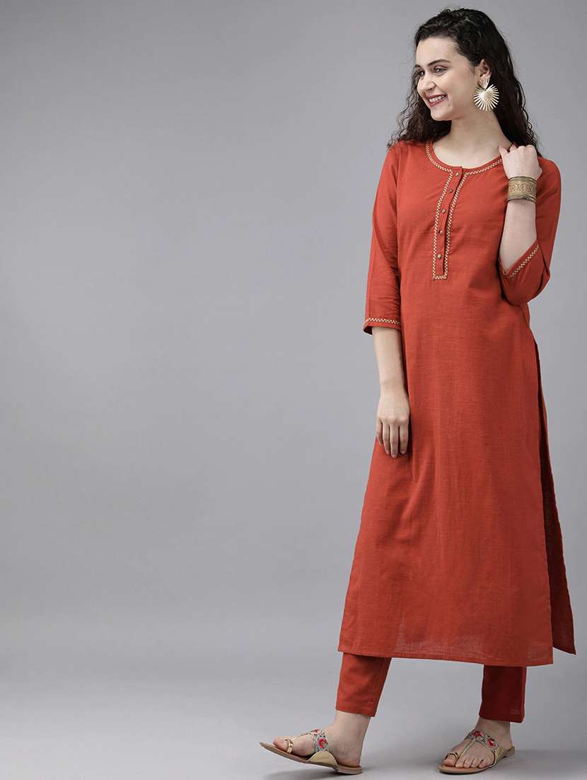 women's straight kurta - 17716036 -  Standard Image - 1