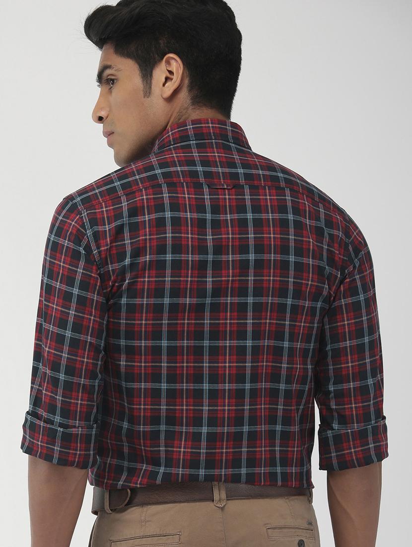 red checkered casual shirt - 17716213 - Standard Image - 1