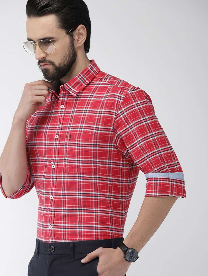 red checkered casual shirt - 17716627 -  Standard Image - 1