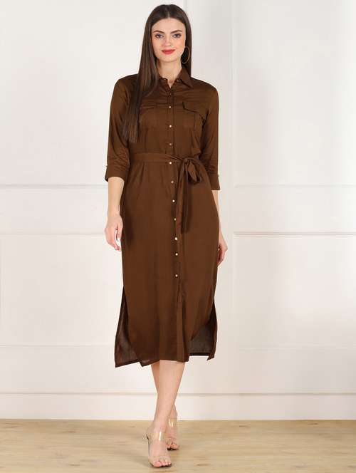 women's shirt solid dress - 17717605 -  Standard Image - 0