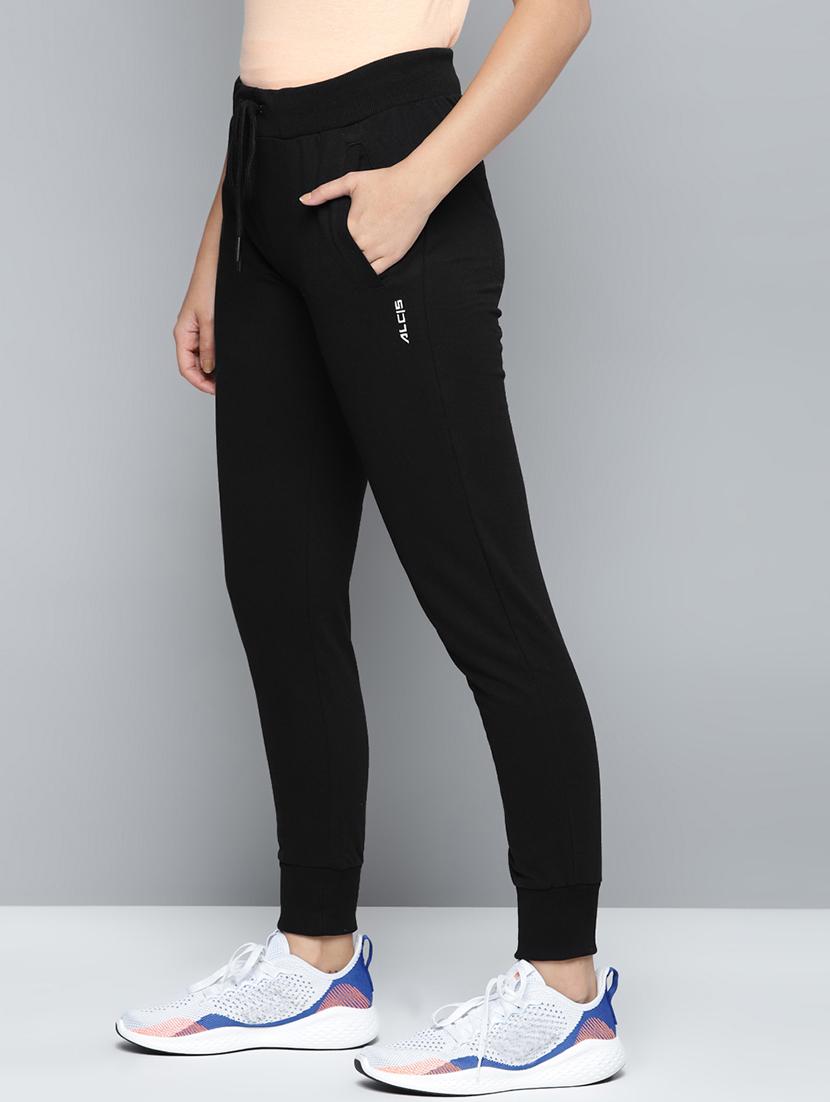 high rise solid track pants  - 17718713 -  Standard Image - 1