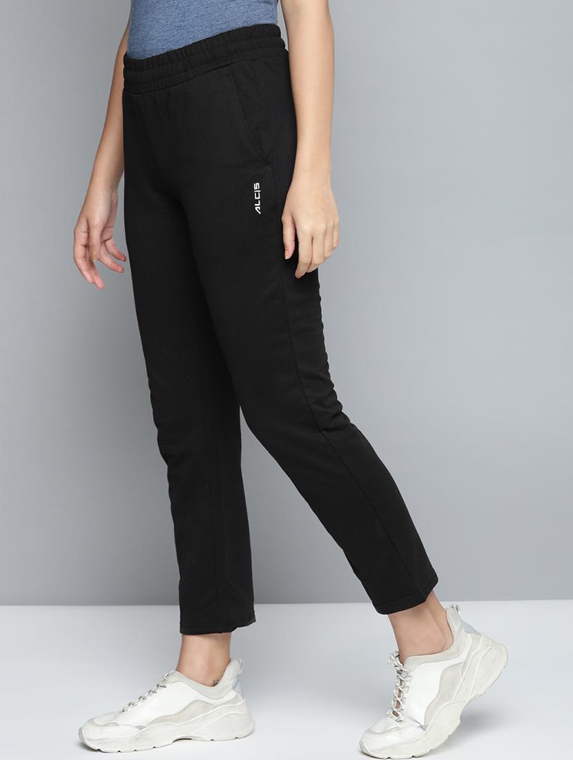 high rise solid track pants  - 17718717 -  Standard Image - 1
