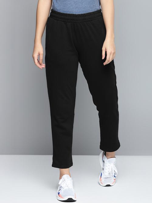 high rise solid track pants  - 17718719 -  Standard Image - 0