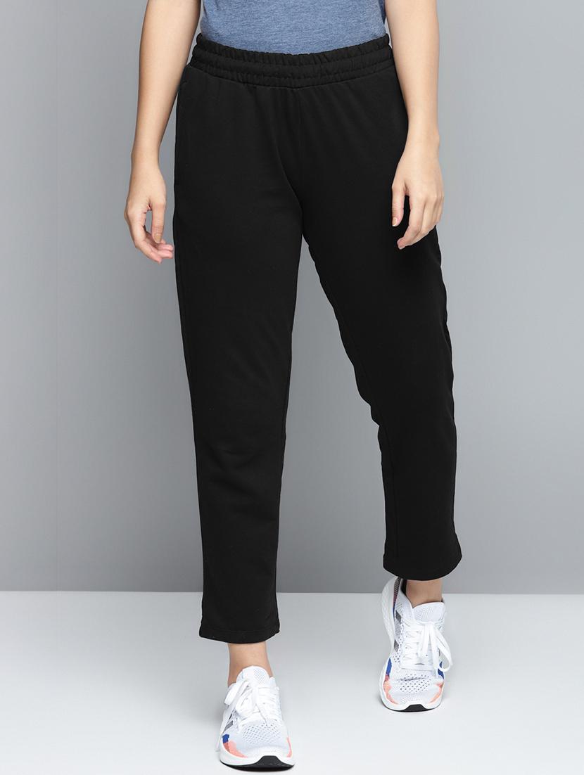 high rise solid track pants  - 17718719 -  Zoom Image - 0