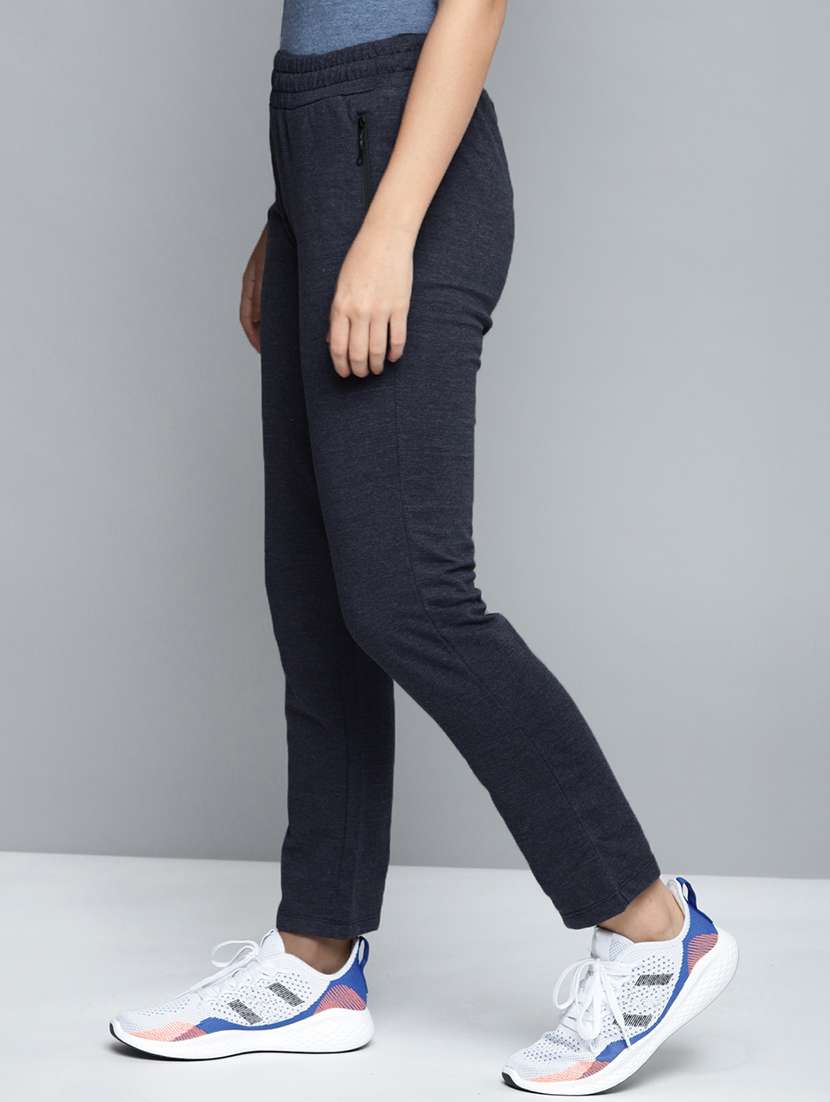 high rise solid track pant - 17718730 -  Standard Image - 1
