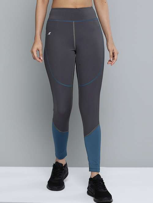 high rise solid track pant - 17718732 - Standard Image - 0