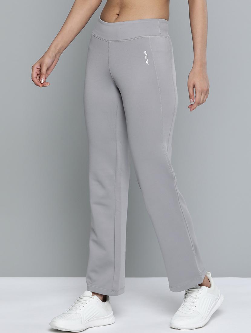 high rise solid track pant - 17718734 -  Standard Image - 1