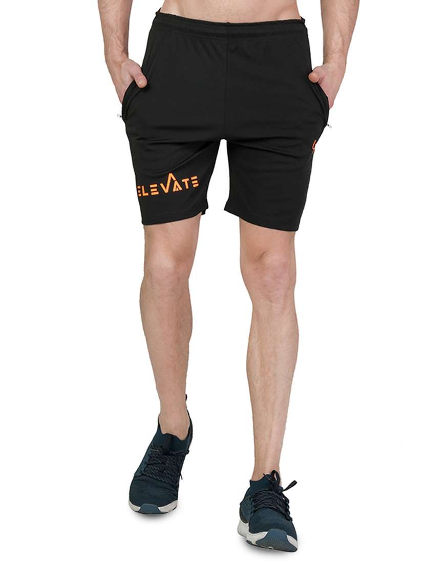 black solid short
