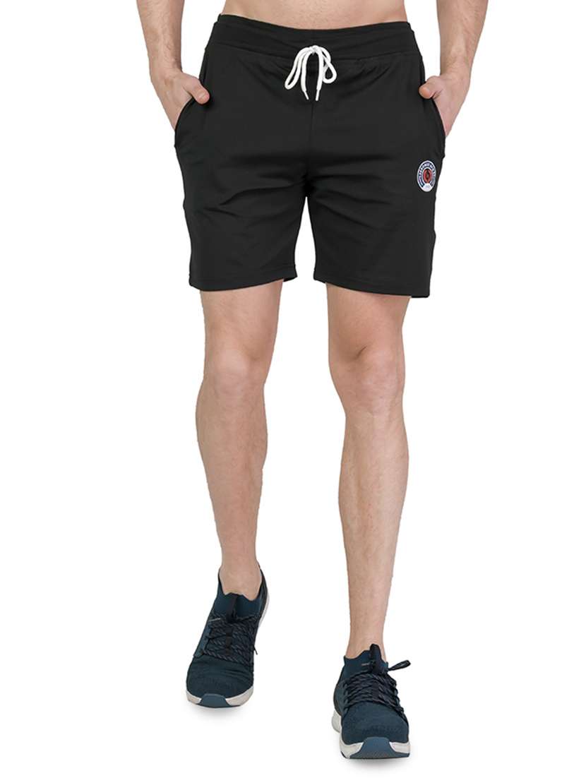 black solid short