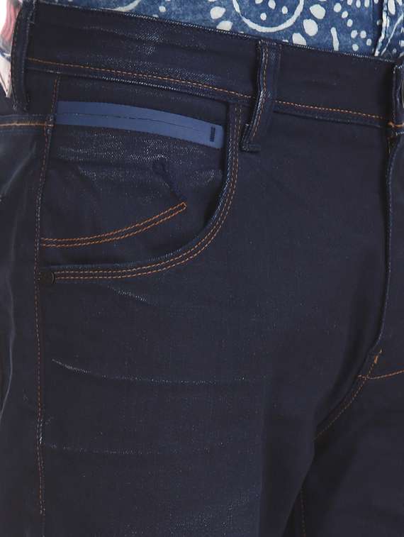 blue light washed denim jeans - 17731771 - Standard Image - 4